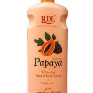 لوشن للجسم بخلاصة البابايا لتبييض اليدين والجسم